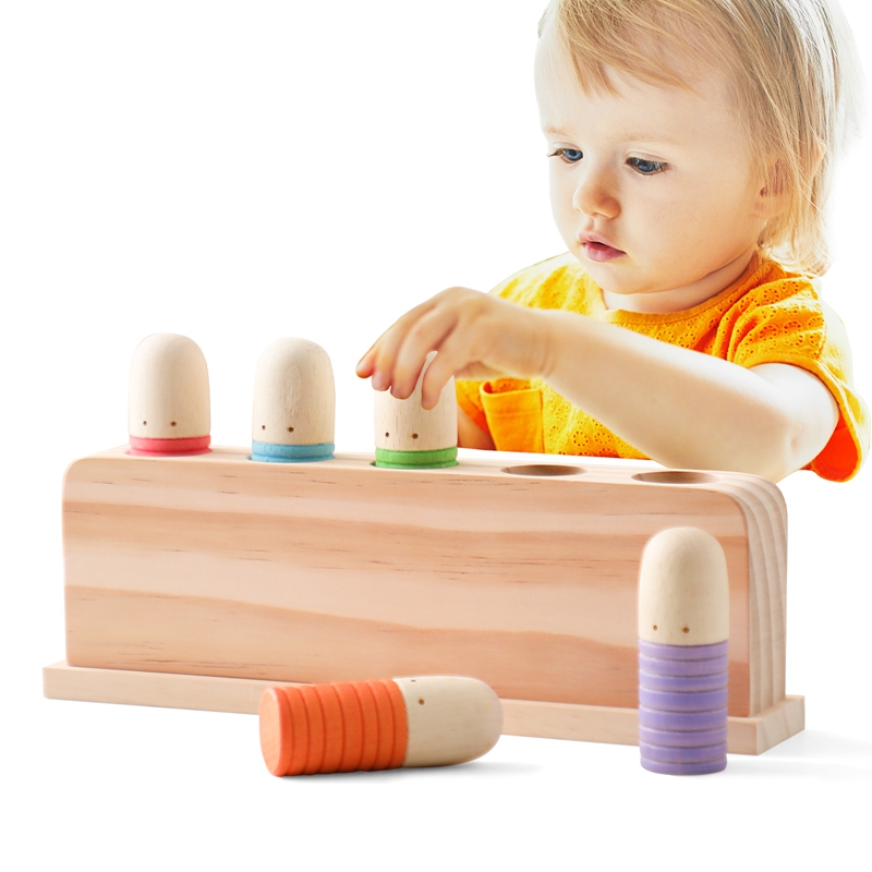 Kids Educational Songs - Juguete Montessori de madera para bebé,