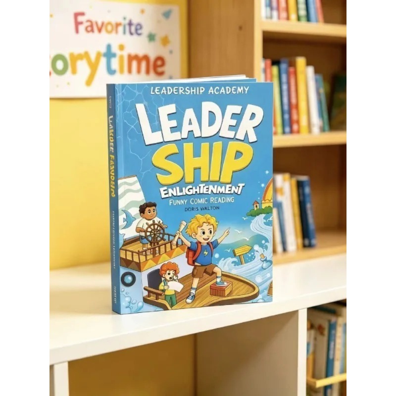 Kids Education Academy - Cómic de Iluminación sobre el Liderazgo