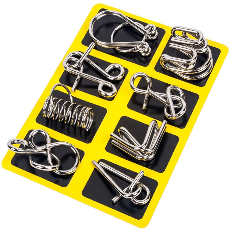 Kids Education Kit - Rompecabezas de alambre Montessori de Metal
