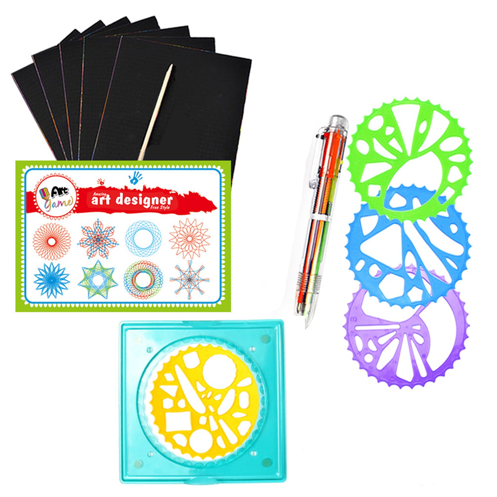 Juego de Spirografos Coloridos - Kids Education Kit reseña y precio