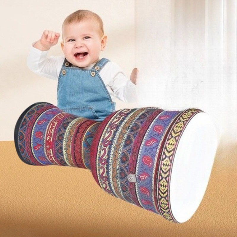 Tambor Djembe de 10 pulgadas,  - Kids Educational Songs reseña y precio