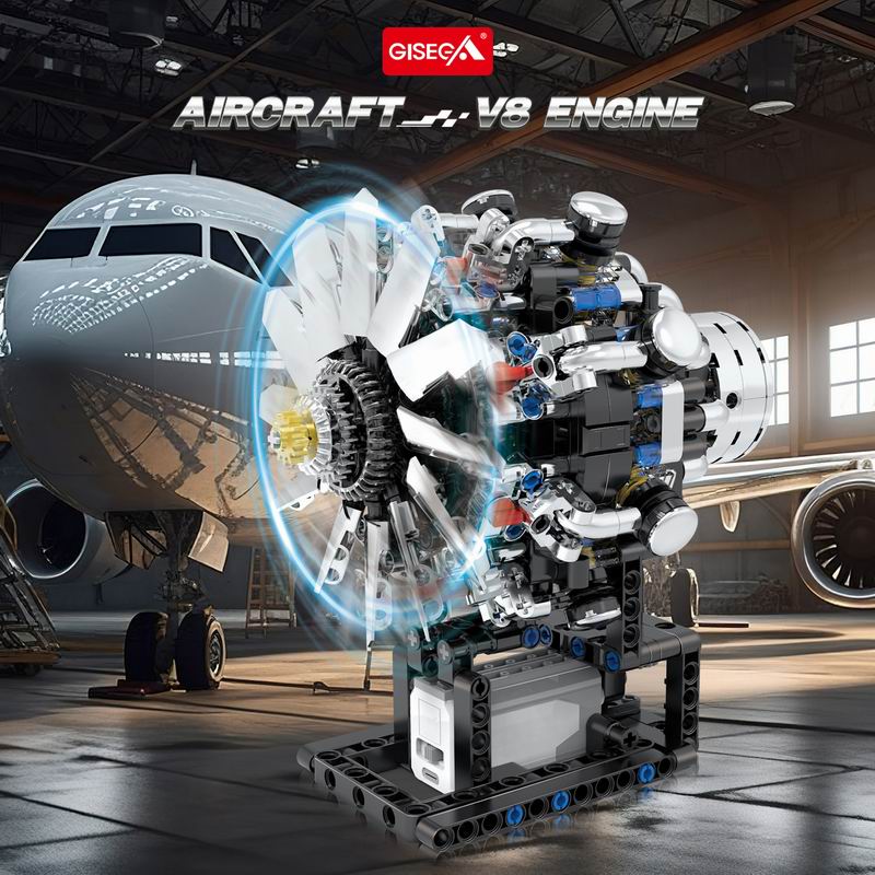 Motor de Aviación G8910 V8, 55 - Kids Education Kit reseña y precio