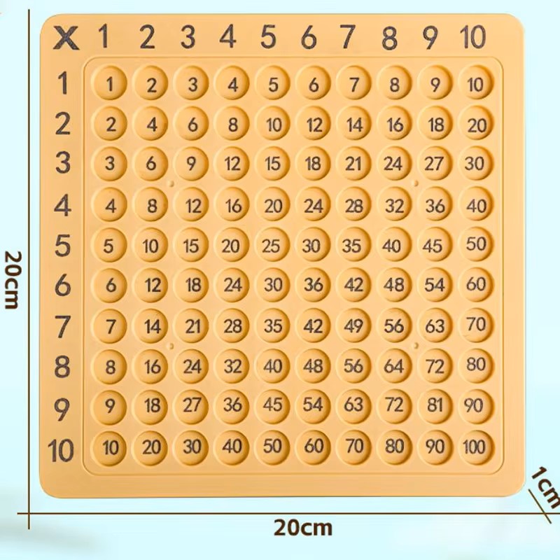 Tablero de multiplicación Mont - Kids Education Table reseña y precio