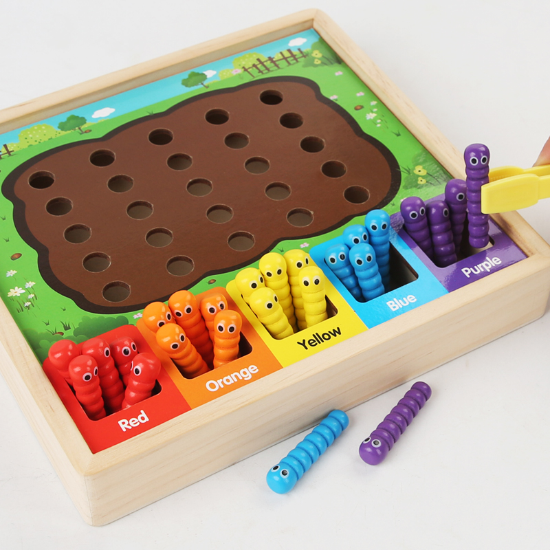 Juego de gusanos para atrapar  - Kids Nature Education reseña y precio