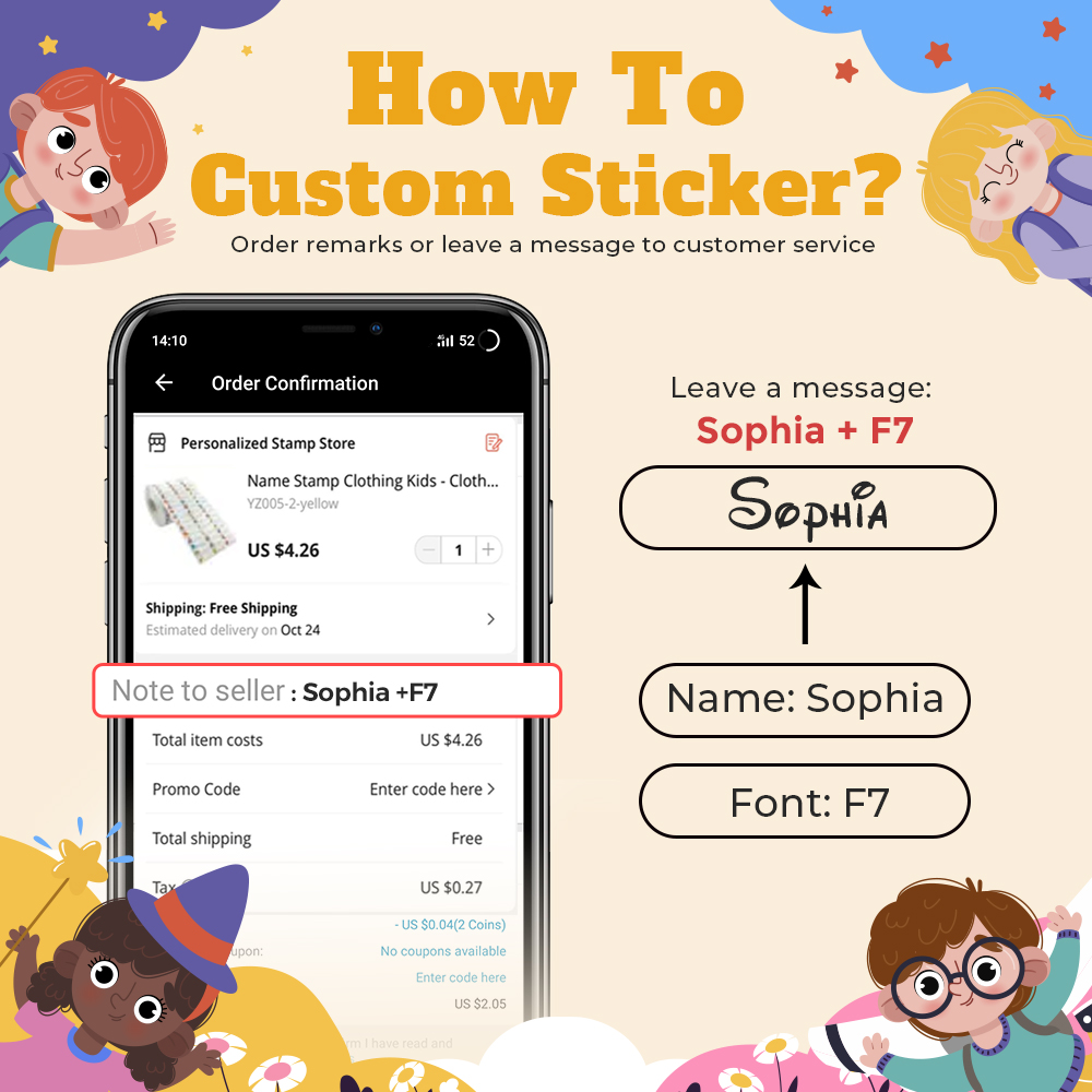Pegatinas personalizadas con n - Kids Educational Songs reseña y precio