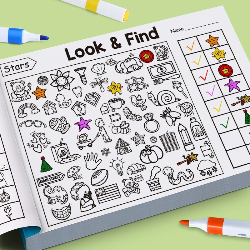 Libro para colorear Look And F - Kid Educational reseña y precio