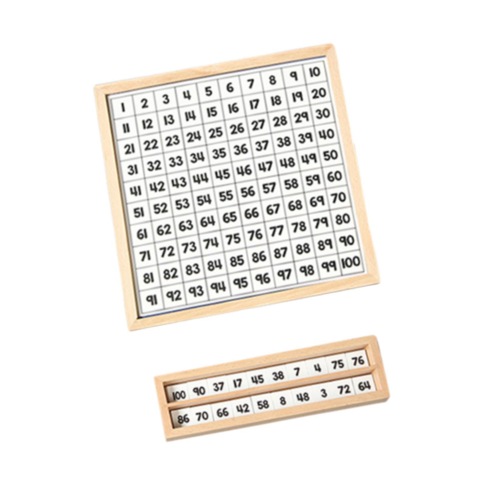 Tablero de Números de Madera d - Kids Education Table reseña y precio