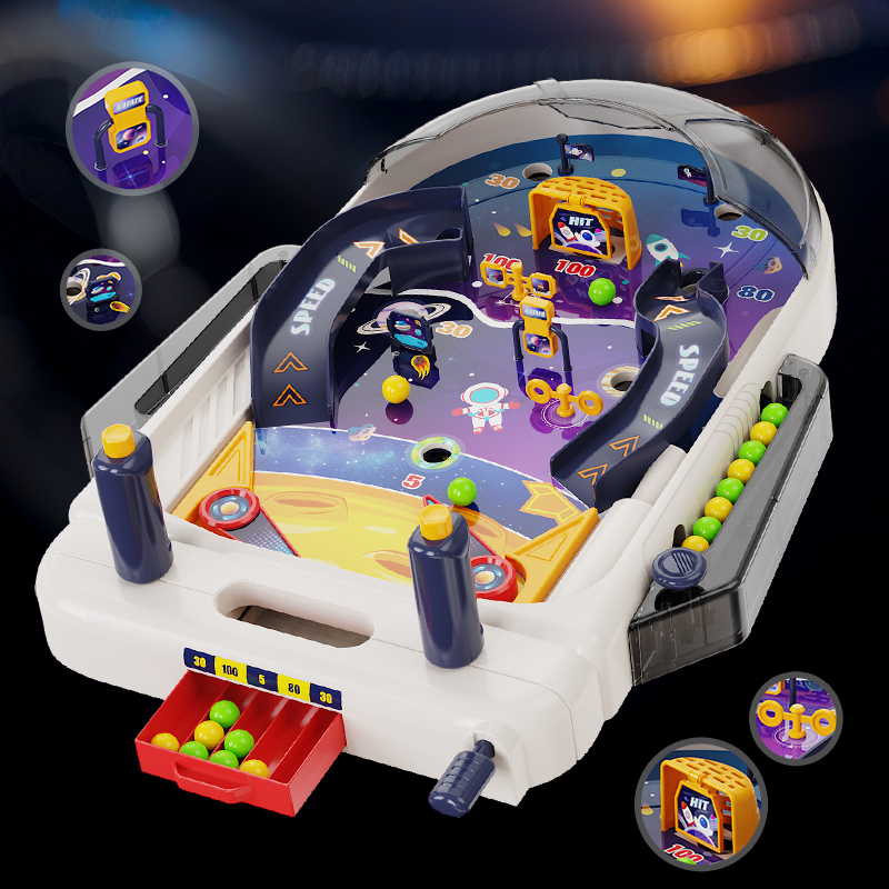 Juego de mesa de pinball espac - Kids Education Table reseña y precio