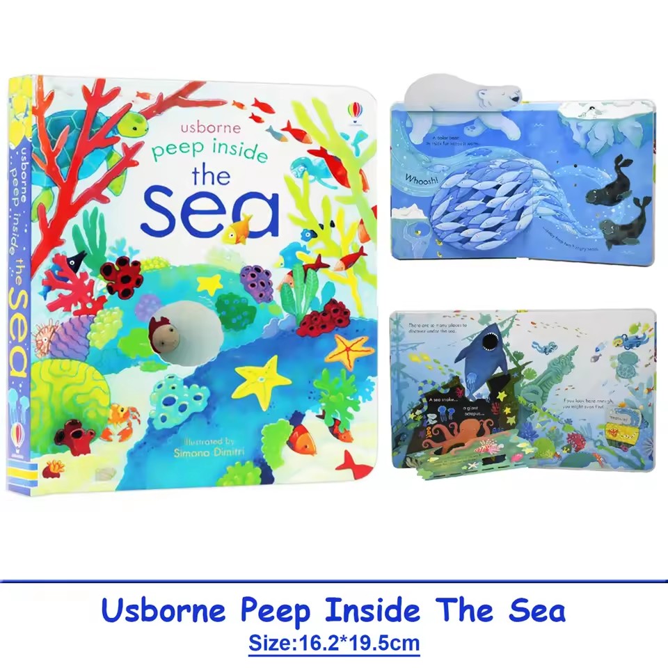 Usborne Peep Inside The Sea, L - Kids Nature Education reseña y precio