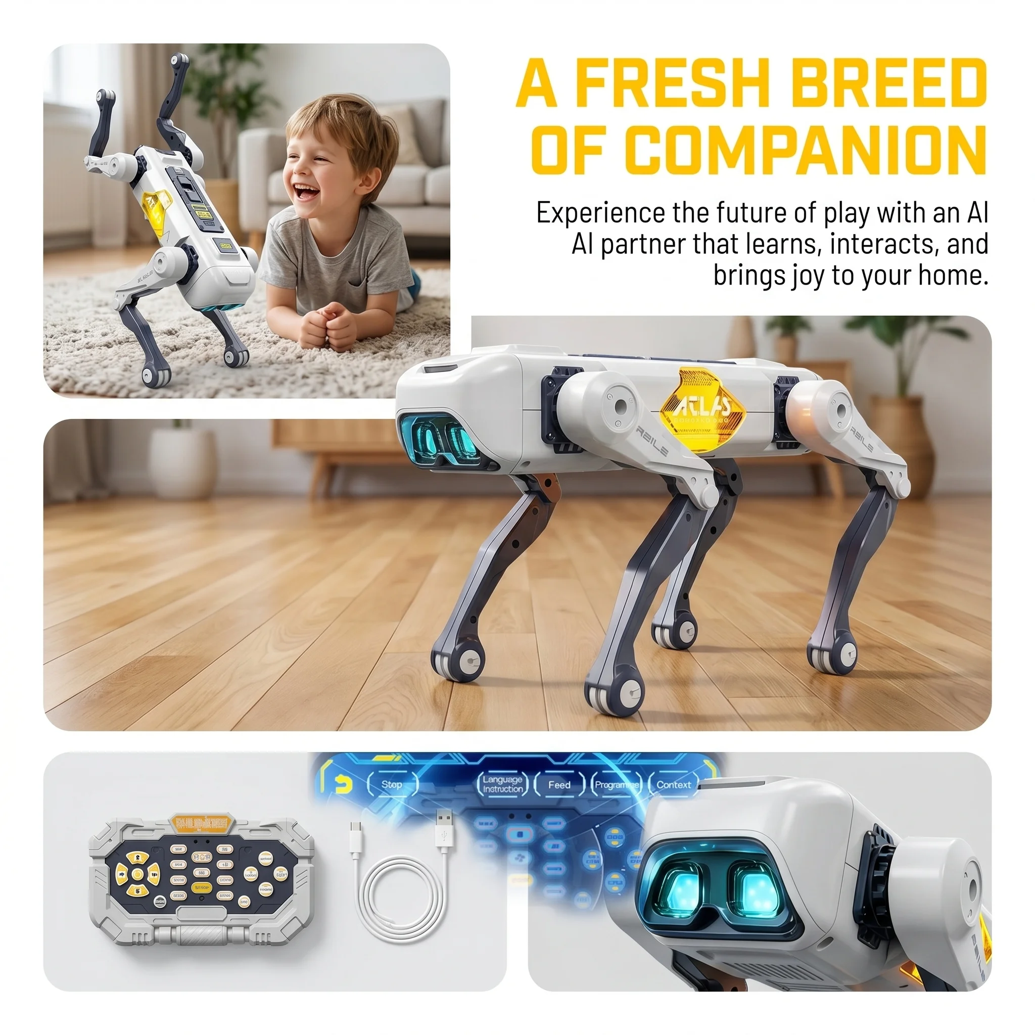 Perro Robot Inteligente con IA - Kid Educational reseña y precio