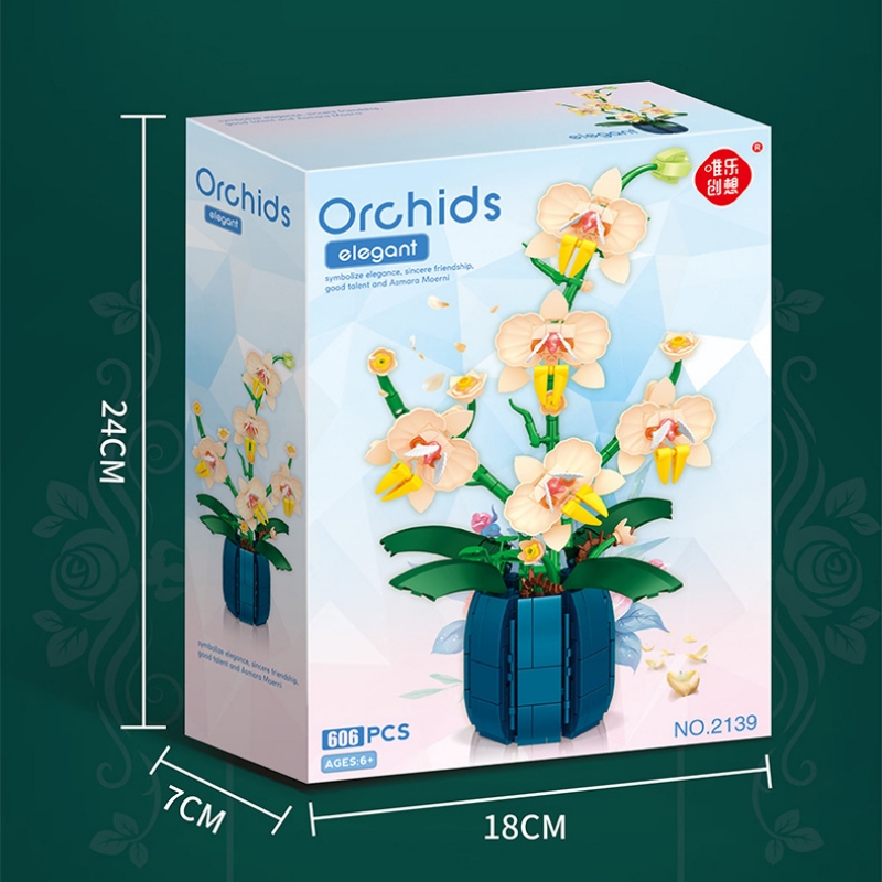 Ramo de orquídeas en maceta, j - Orchid Kids Education reseña y precio